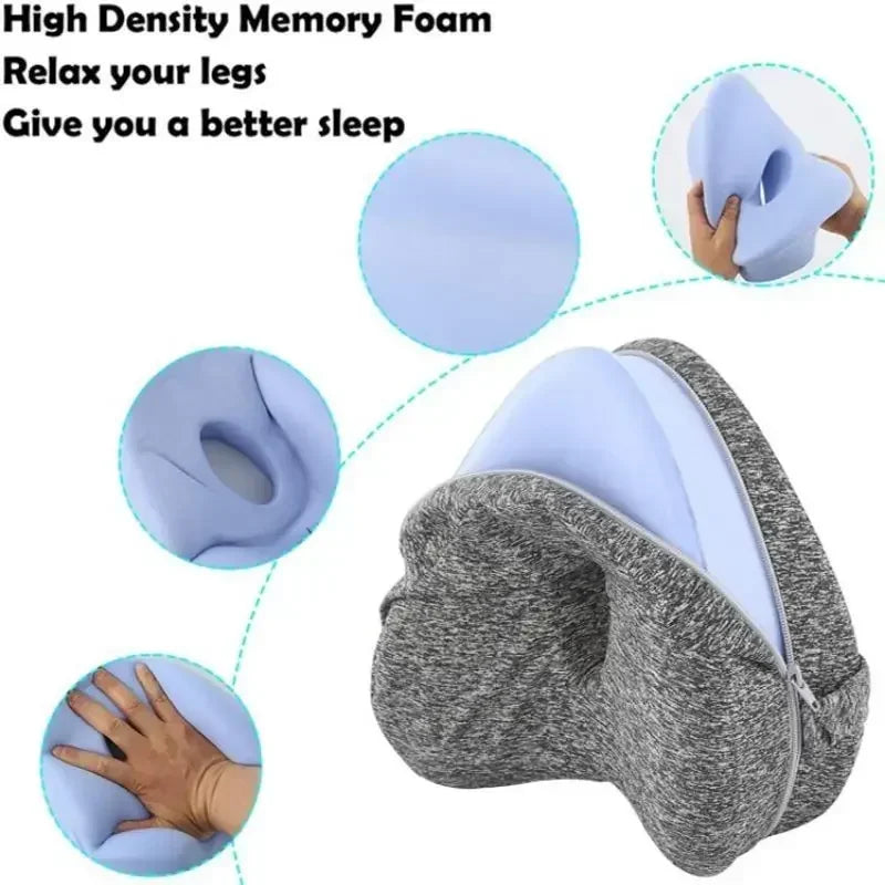 Memory Foam Leg Pillow Orthopedic Thigh Support Cushion Sciatica Back Pain Relief Fall 2025