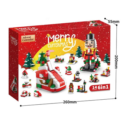 Christmas Building Blocks Advent Calendar DIY Kit Kids
