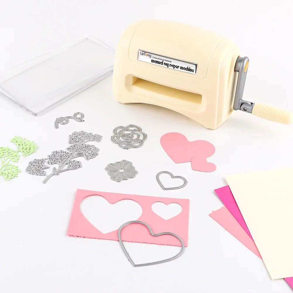 Die Cutting Machine Mini Manual Hand Crank Craft Tool