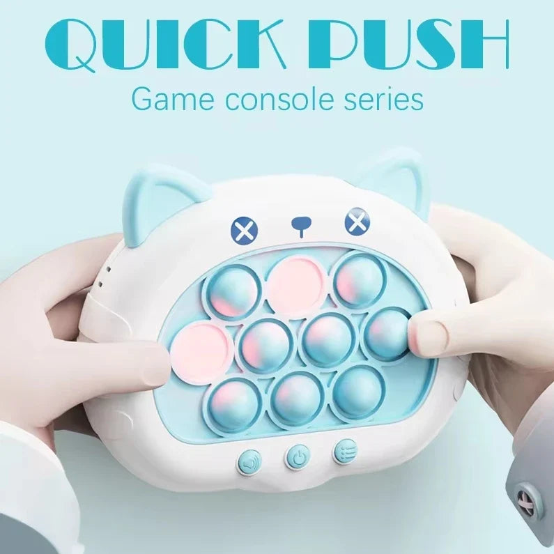 Speed Push Decompression Puzzle Game Console - Engaging Squeeze Toy for Teens and Adults, Develops Coordination and Problem-Solving Skills
