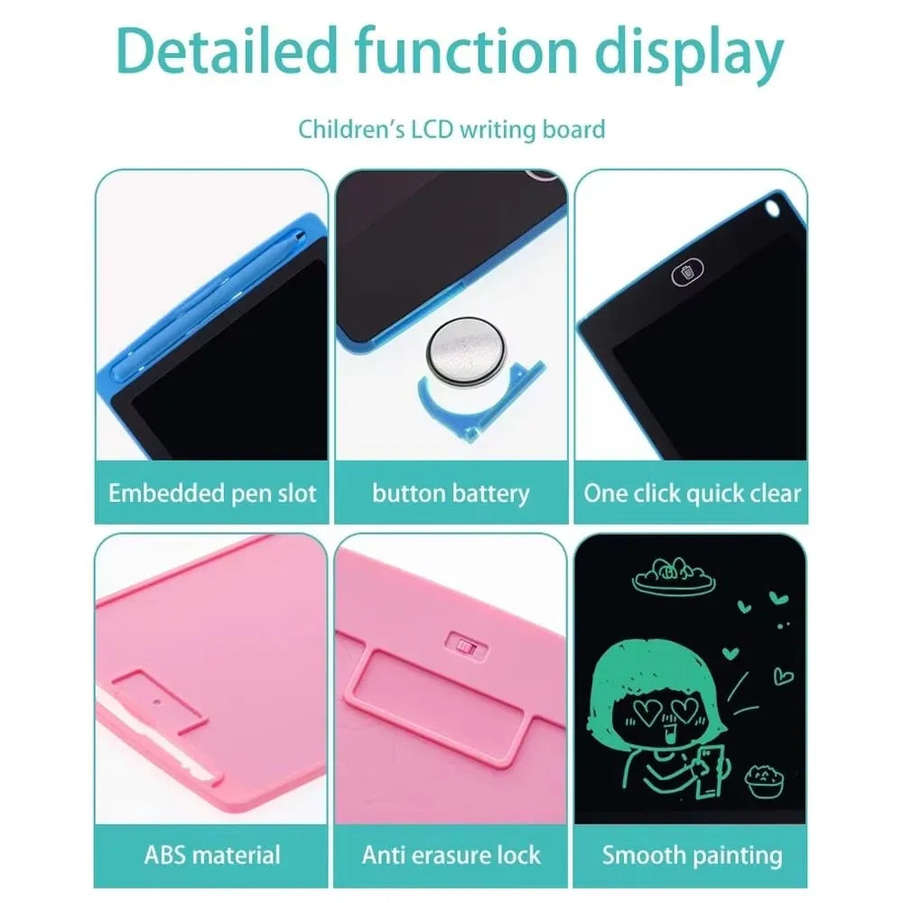 10 Inch LCD Writing Board Digital Magic Chalkboard Sketchpad - Portable Kids Gift