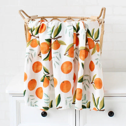 Bamboo Muslin Swaddle Blanket 120x120 Cm Floral Newborn Bedding Fall 2025 Breathable Eco Friendly Baby Gift