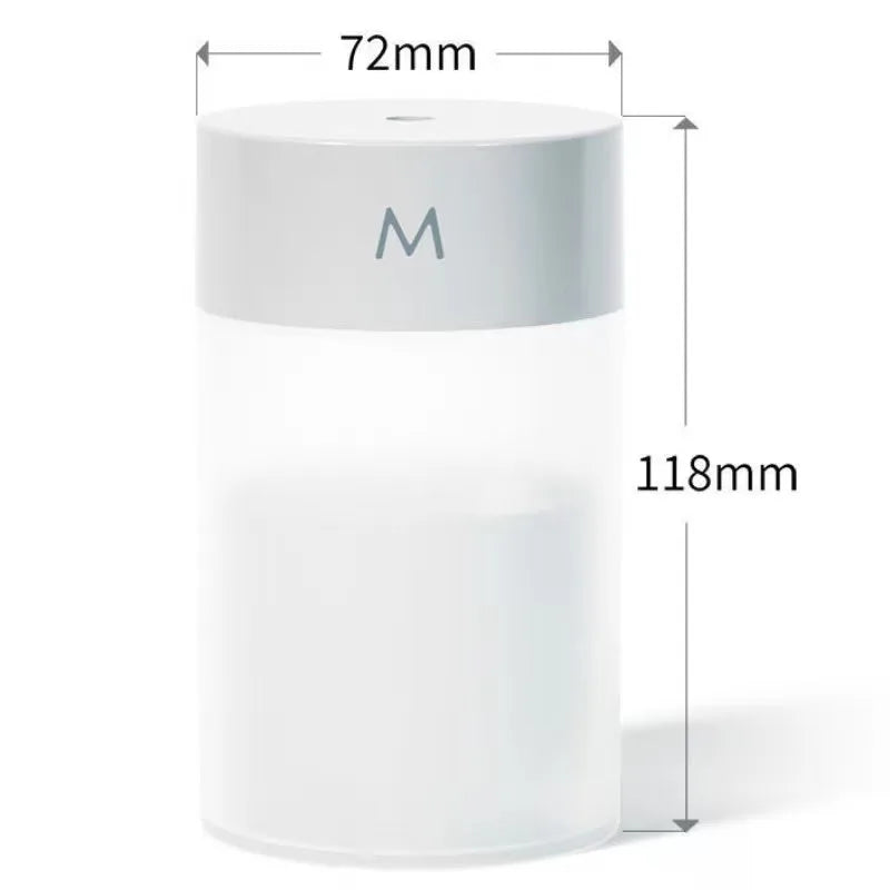 New Mini Fog Humidifier USB - Small Desktop Air Purifier with Large Capacity for Home and Travel