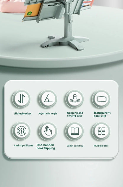 Reading Book Stand Adjustable Rotating Tablet Holder