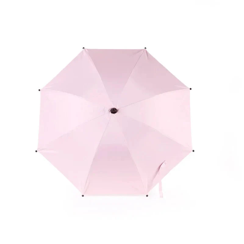 Stroller Umbrella 360 Degree Adjustable Sunshade Canopy Summer 2025 UV Rain Protection Waterproof Compact
