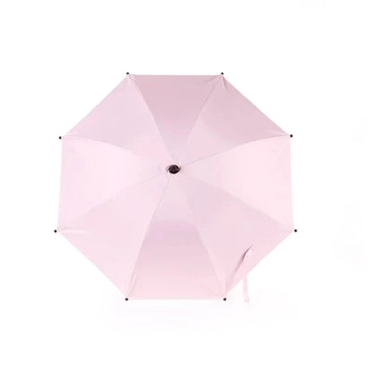 Stroller Umbrella 360 Degree Adjustable Sunshade Canopy Summer 2025 UV Rain Protection Waterproof Compact