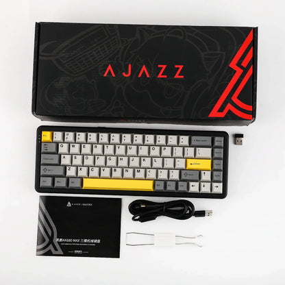 Mechanical Keyboard 68Key Wireless Bluetooth RGB Hall Effect