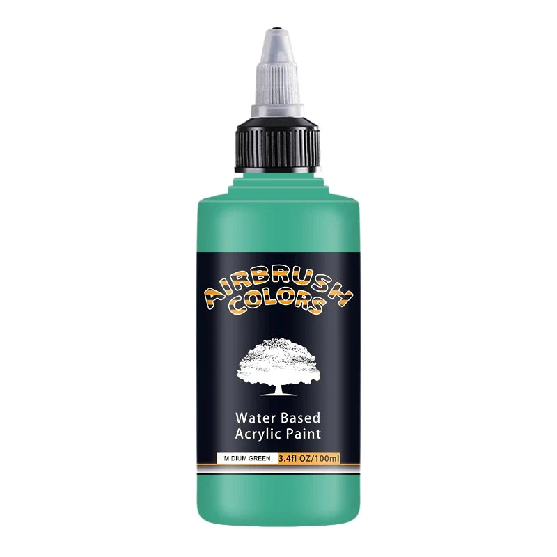 Airbrush Acrylic Paint Matte Inks Water Based Easy to Clean 32 Color Set 100ml Bottles For Model Hobby TikTok Viral Craft Trend 2026