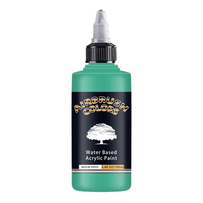 Airbrush Acrylic Paint Matte Inks Water Based Easy to Clean 32 Color Set 100ml Bottles For Model Hobby TikTok Viral Craft Trend 2026
