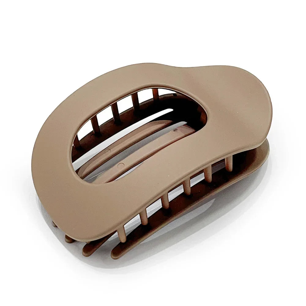 Hair Claw Clip Oval Design Leopard Print Acrylic Barrettes Spring 2026 Trend Gift