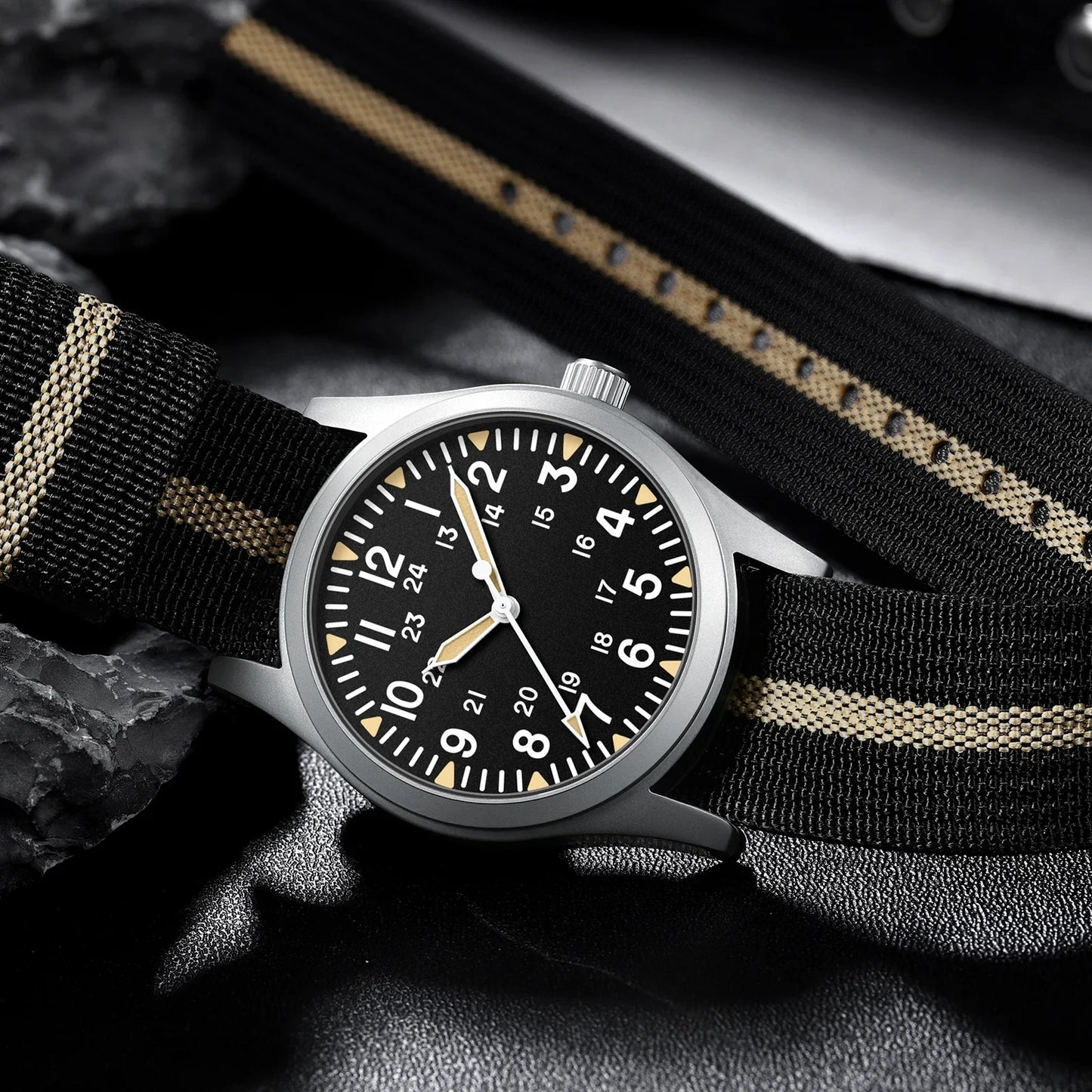 Military Quartz Field Watch 37mm Sapphire Fall 2025