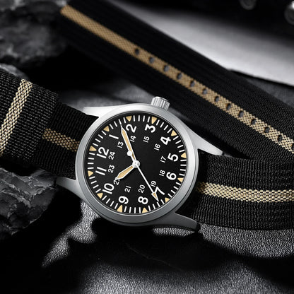 Military Quartz Field Watch 37mm Sapphire Fall 2025