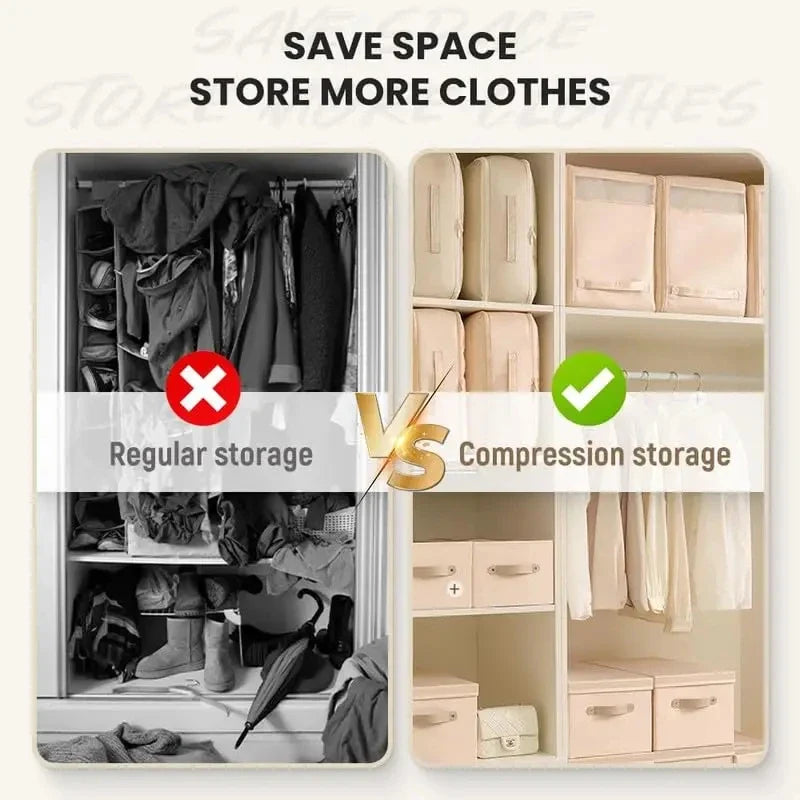Large Capacity Compression Storage Bag - Home Organizers for Clothes & Quilts, Moisture-Proof