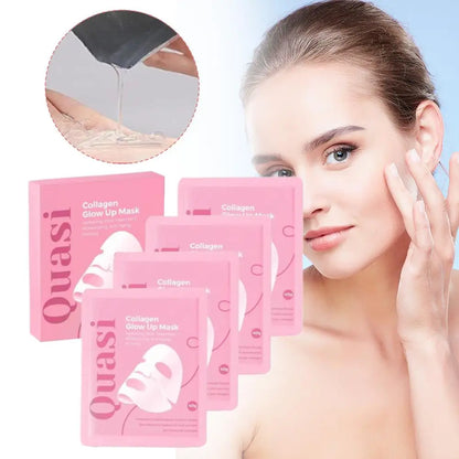 Collagen Hydrogel Mask Korean Sleeping Sheet Mask Deep Hydration Brightening Pore Minimizing Fall 2026 TikTok Viral