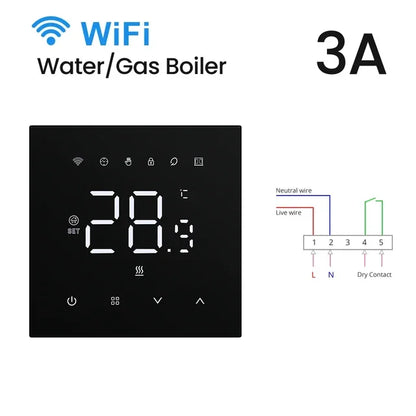 Smart Thermostat WiFi Autumn 2025 Heating And Boilers Voice Assistant Compatible Touchscreen Energy Saving