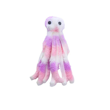 Cute Octopus Plush Cat Toy - Bite Resistant, Interactive Play Pet Supplies