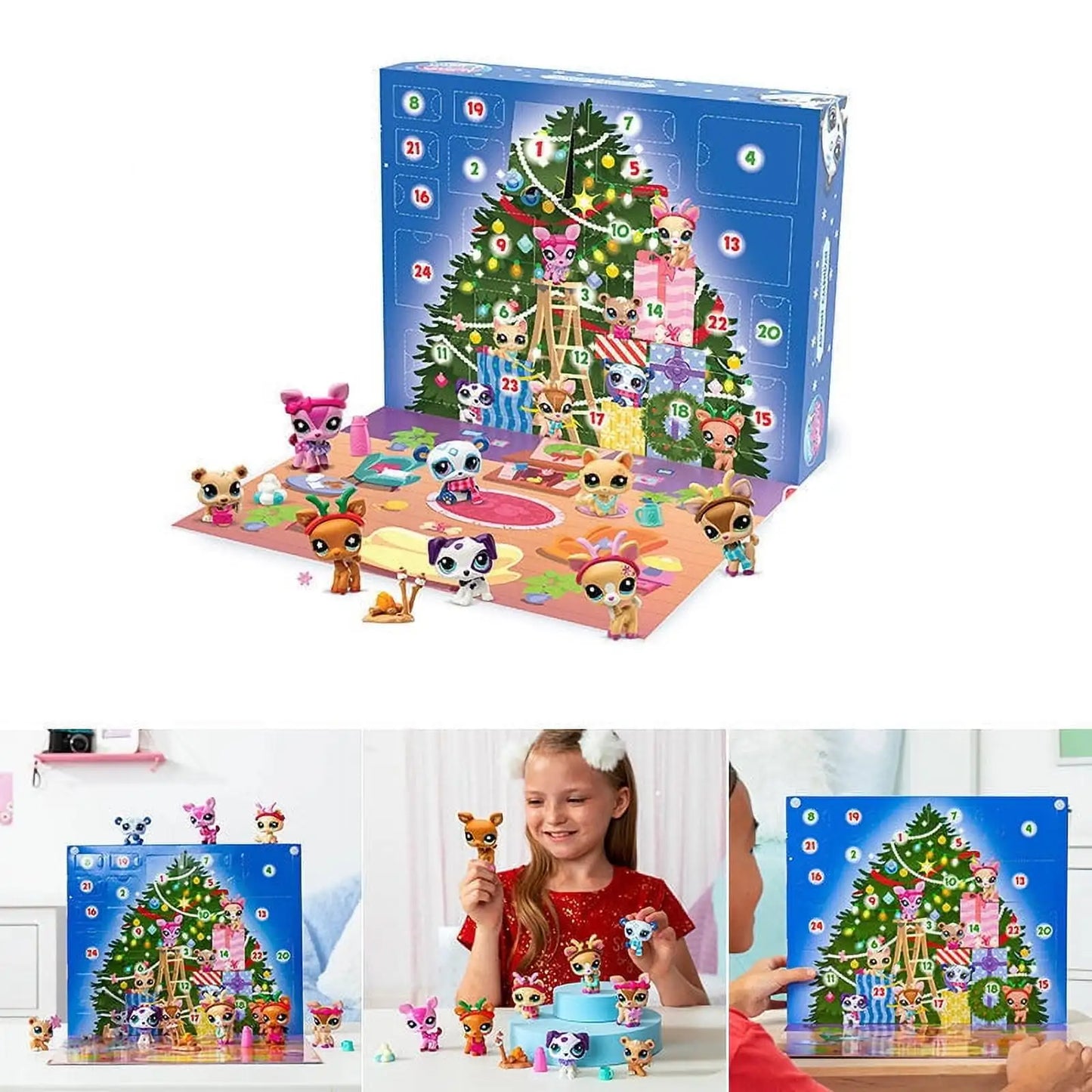 Advent Calendar Little Pets 24 Mystery Figures Holiday