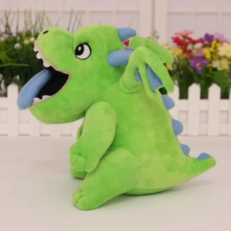 Plush Dragon Trio Stuffed Animals Set Rolling Log Toy