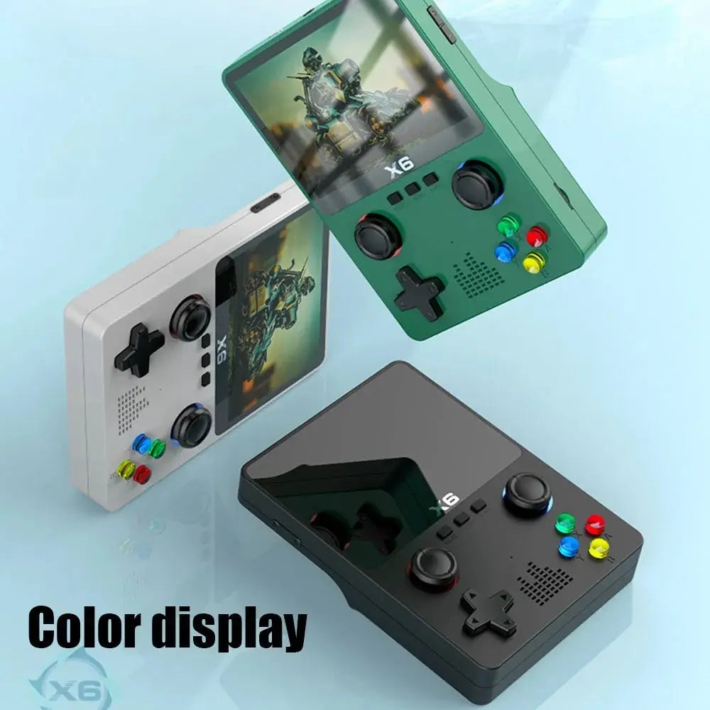 Handheld Game Console 3.5 Inch IPS Screen Dual Joystick Retro Portable Console Fall 2025 10000 Games Long Battery Gift