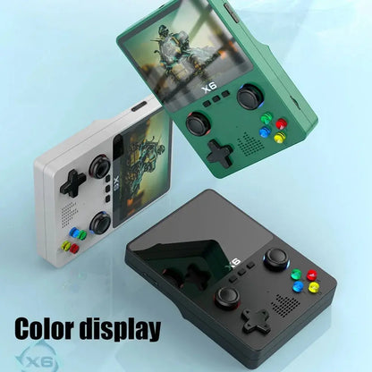 Handheld Game Console 3.5 Inch IPS Screen Dual Joystick Retro Portable Console Fall 2025 10000 Games Long Battery Gift