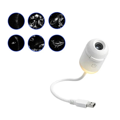 Galaxy Star Projector Night Light 2-in-1 Mood Lamp With Adjustable Brightness Viral Fall 2026 Gift