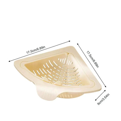 Magnetic Sink Drain Basket Triangle Stainless Steel For Vegetables And Fruit Drainage Eco Friendly Kitchen Organizer