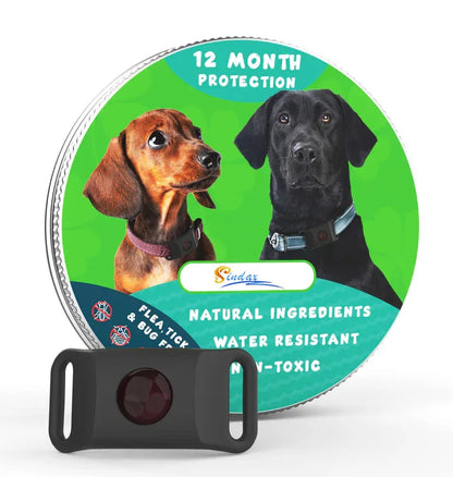 Natural Extract Pet Flea & Tick Repellent Collar Tag Dogs Cats All Seasons Safe Wearable