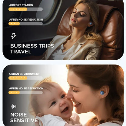 Ear Plugs Sleep Aid, Reusable Noise-Reducing Hearing Protection For Travel, Spring 2026