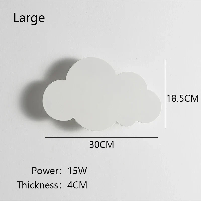 Cloud Wall Lamp Dimmable LED Nursery Light Remote Control Night Light Nursery Bedroom Decor Fall 2025 Cozy