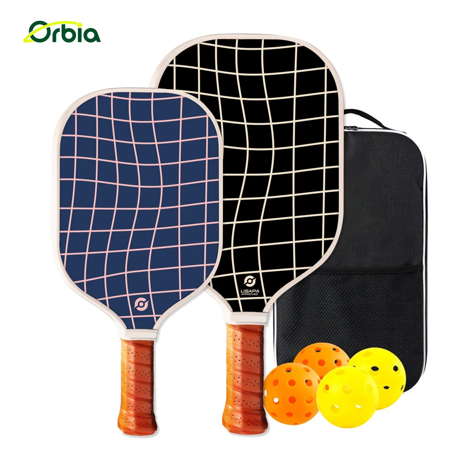 Variant image for Pickleball Paddle Set for Family, Durable Glass Fiber with 13mm PP Core, Lightweight Outdoor Pickleball Equipment-3