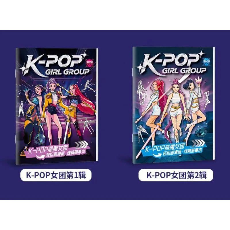 Kpop Coloring Book Anime Style For Kids Back To School 2026 Creative Activity Gift Trend