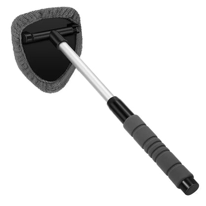 Car Window Cleaner Kit Glass Cleaning Tool Microfiber Telescopic Handle Spring 2026 Streak Free Glass