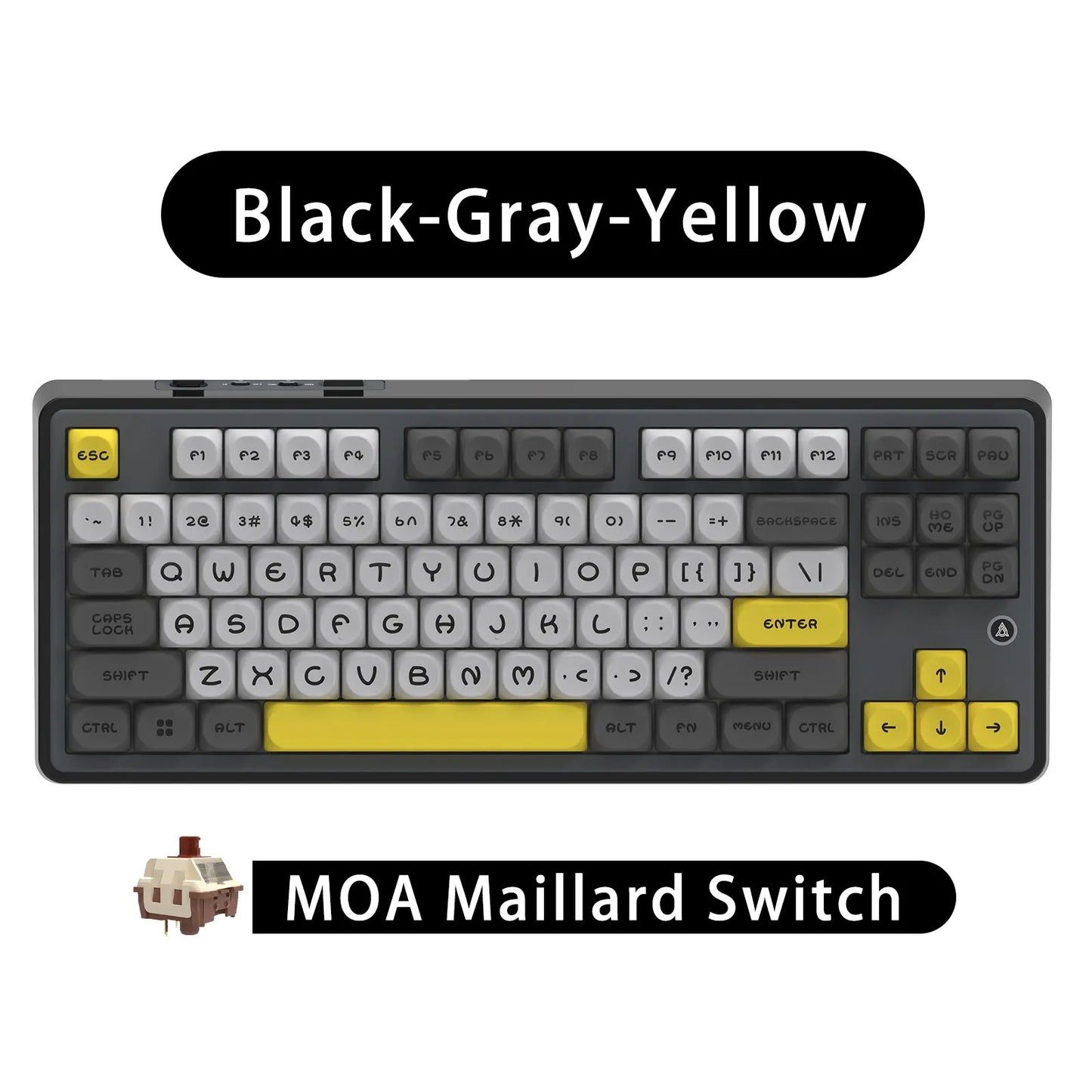 Mechanical Keyboard 87 Key Tri Mode RGB Hot Swappable