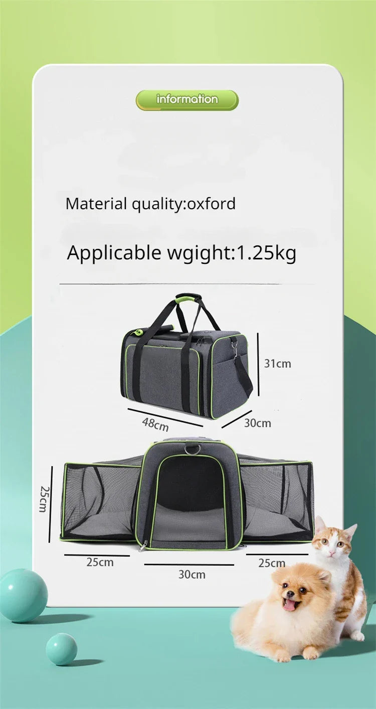 Cat Backpack Breathable Foldable Pet Carrier Outdoor Travel 2025 Large Capacity Ventilated Comfort Fold Flat Storage