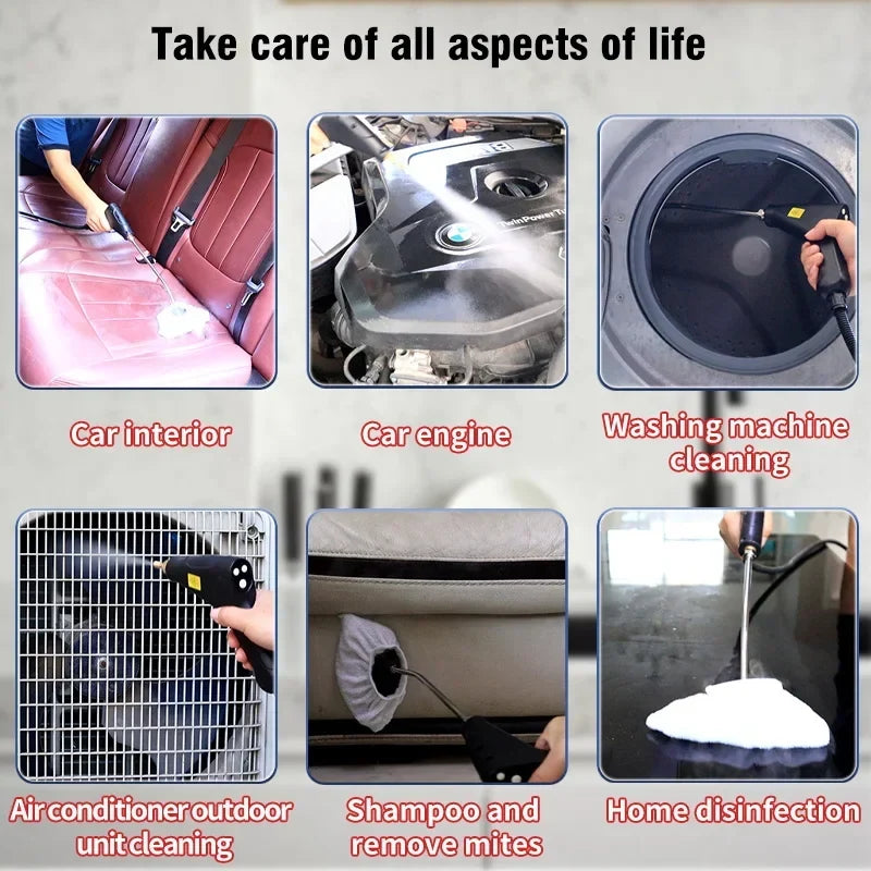 Handheld Steam Cleaner 110V 220V Portable High Temperature Steam For Car Sofa Curtains Fall 2026 Home Cleaning Trend