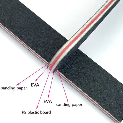 Nail Files 5 Piece Emery Board Set Back to School 2026 Sandpaper Nail File Kit DIY Manicure