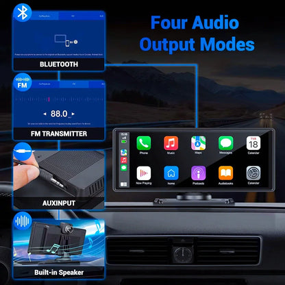 CarPlay Screen Universal Wireless CarPlay And Android Auto Car Stereo Head Unit With Mirror Cast WiFi Fall 2025