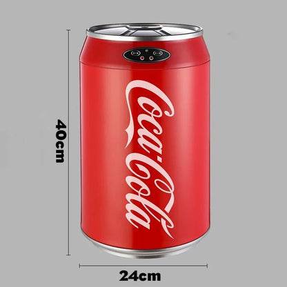 Automatic Induction Trash Can Round Kitchen Bin 24x40cm