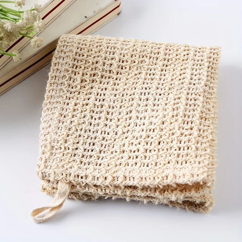 Exfoliating Towel Cotton Linen Bath Scrub Cloth Home Spa 2026 Gift Idea