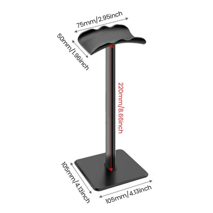 Non-Slip Aluminum Headphone Stand Rack - Universal Holder for AirPods Max, Beats, Bose, Sony