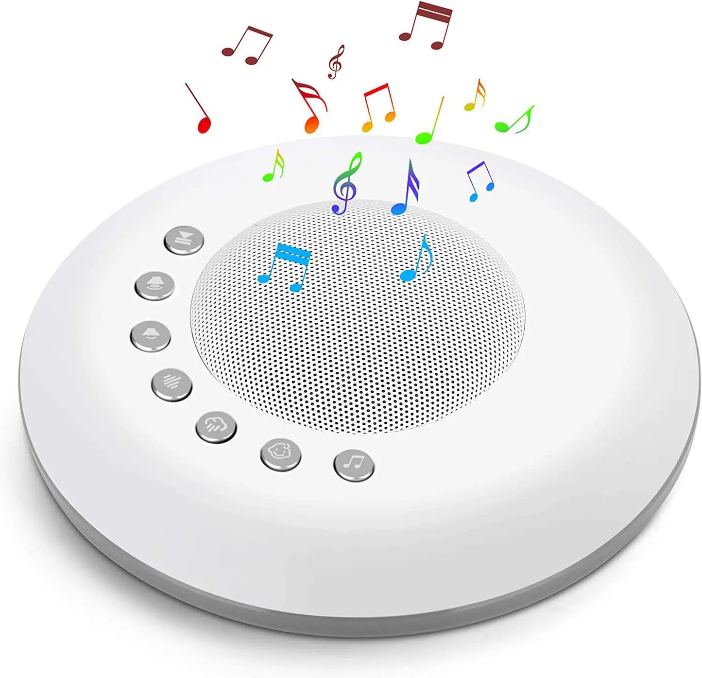 White Noise Machine USB Rechargeable Portable Baby Sound Machine 28 Soothing Sounds Memory Fall 2025 Calming Sleep Aid
