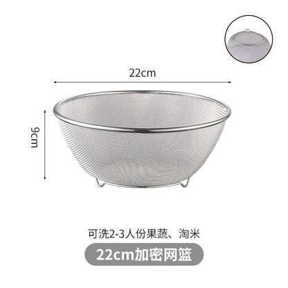 Stainless Steel Drain Basket Colander and Strainer, Spring Cleaning 2026 Eco Friendly Kitchen Tool