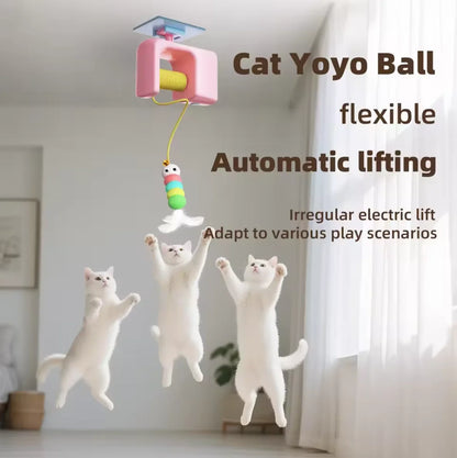 Rechargeable Cat Toy Interactive Hanging Door Bird Toy With Elastic Rope Stress Relief For Cats TikTok Viral Fall 2026