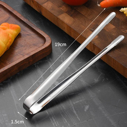 Stainless Steel BBQ Tongs Non-Slip Heat Resistant Grill Food Clip – Kitchen & Outdoor 2026