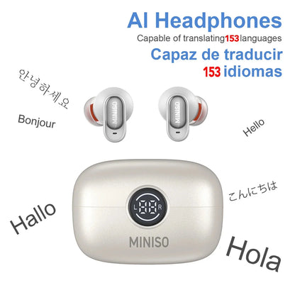 Wireless Earbuds AI Translator True Wireless In Ear Headphones Back to School 2026 Gift