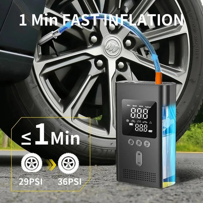 Jump Starter With Air Pump Car Jump Starter 3000A 150 PSI Inflator LED Light Fall 2025 Prep