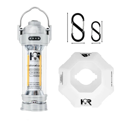 3000mAH Waterproof Camping Lantern - Retro Tent Lighting, Outdoor Atmosphere Decor