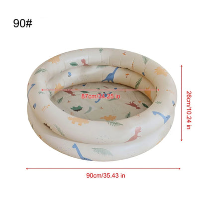 Variant image for Inflatable Baby Swimming Pool 80cm, Portable Round PVC Paddling Pool for Toddlers, Indoor/Outdoor Use, Child-Friendly Design-4