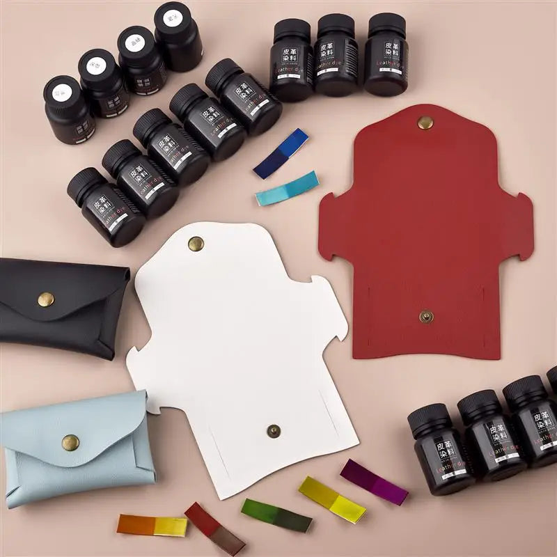 Leather Dye Set for DIY Leather Craft - Fall 2026 Trend Eco Friendly Dye Kit for Projects