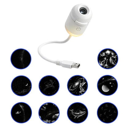 Galaxy Star Projector Night Light 2-in-1 Mood Lamp With Adjustable Brightness Viral Fall 2026 Gift
